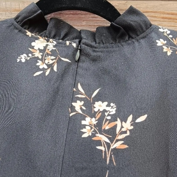 NWT Women's J.Crew Ruffleneck Floral Shift Dress - Picture 10 of 12